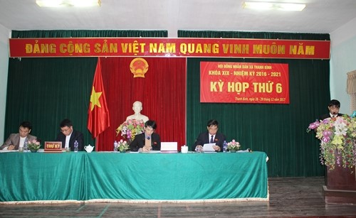 HĐND các xã thuộc huyện Chương Mỹ tổ chức kỳ họp thường kỳ cuối năm 2017 